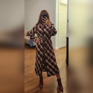 H&M midi dress, multicolor, size S